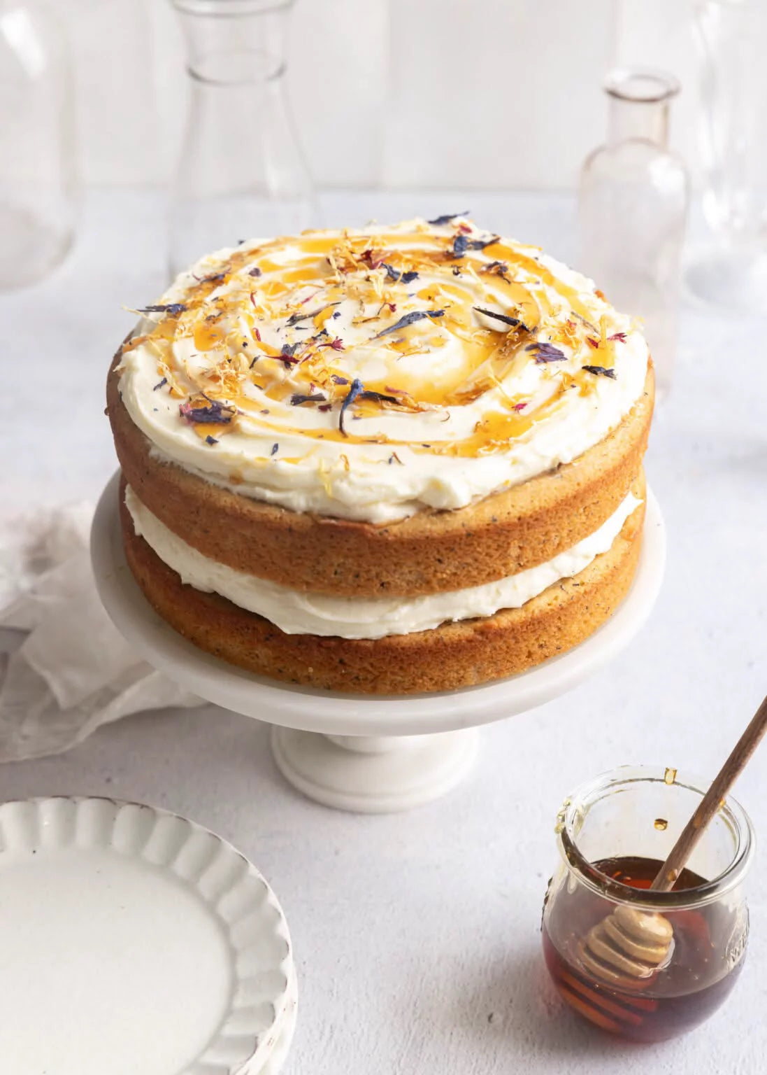 Honey Lavender Cake