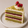 Pistachio Raspberry Cake