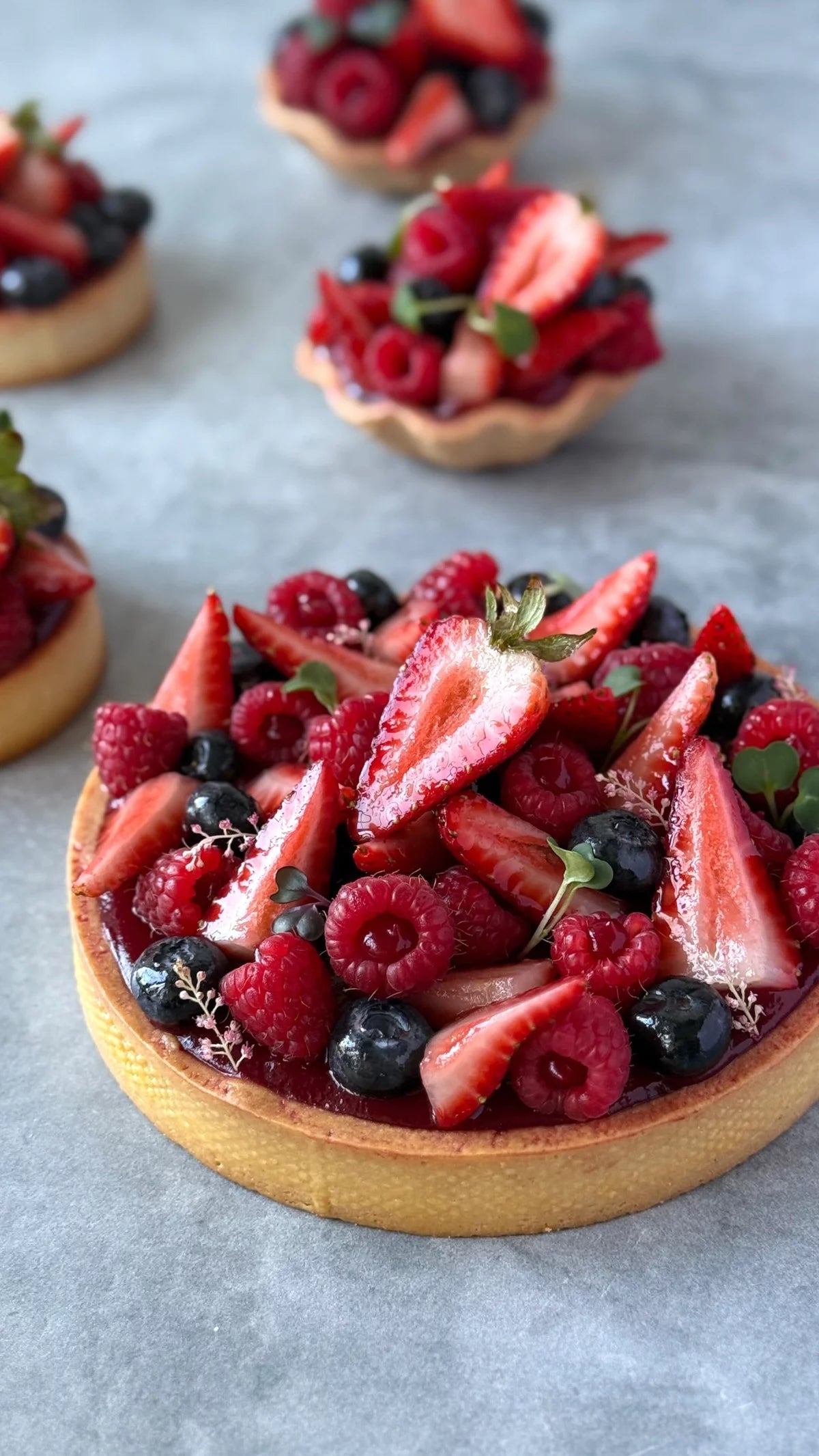 Vanilla Bean Fruit Tart
