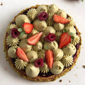 Pistachio Berry Tart