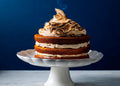 Spiced Pumpkin Layer Cake with Toasted Marshmallow Buttercream