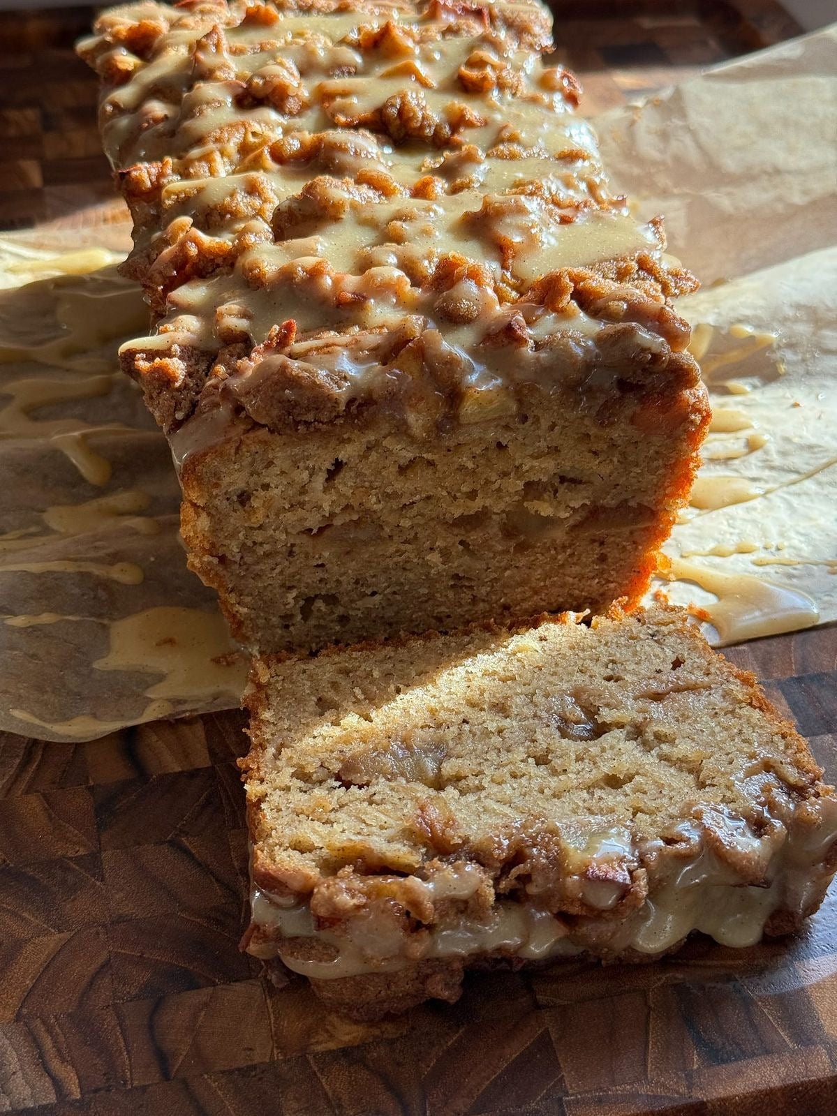 Apple Cider Streusel Loaf
