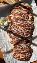 Cinnamon Sugar Glazed Swirl Bread