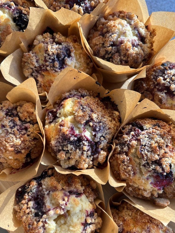 Blueberry Crumble Muffins