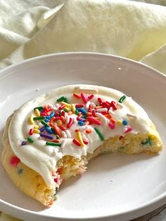 Frosted Birthday Cake