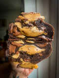 Chocolate Brownie Peanut Butter Filled