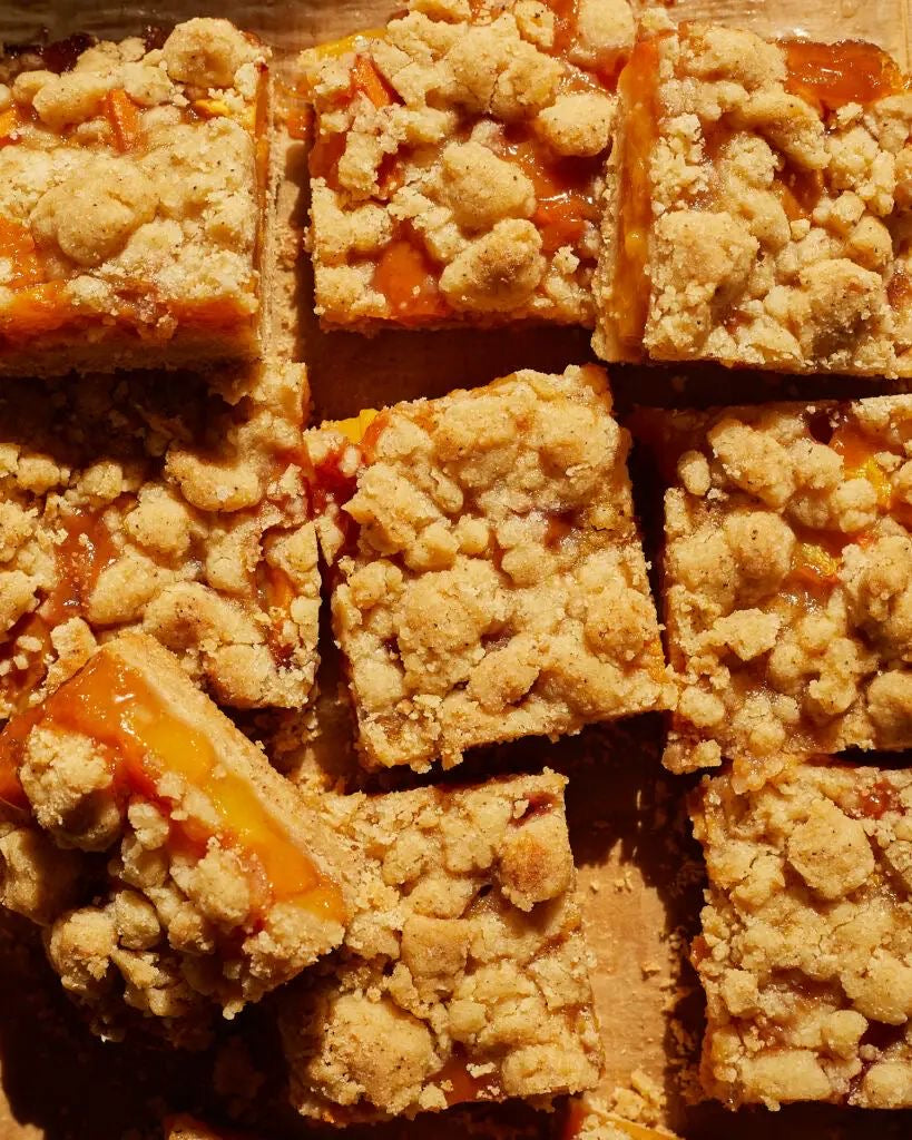 Peach Cobbler Bars
